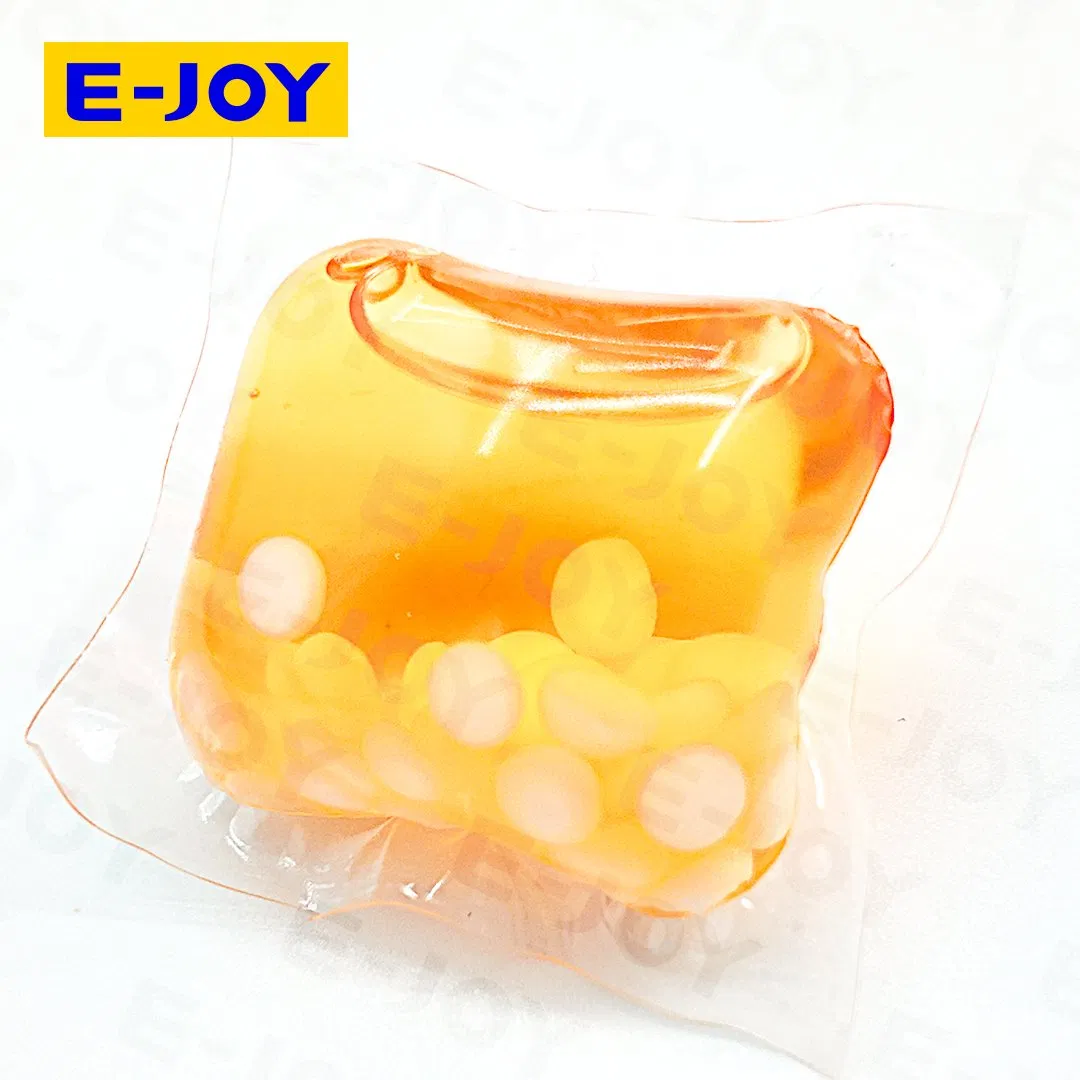 Dual-Chamber Laundry Pods Detergent Stain Removal and Fabric Softener Separate Release