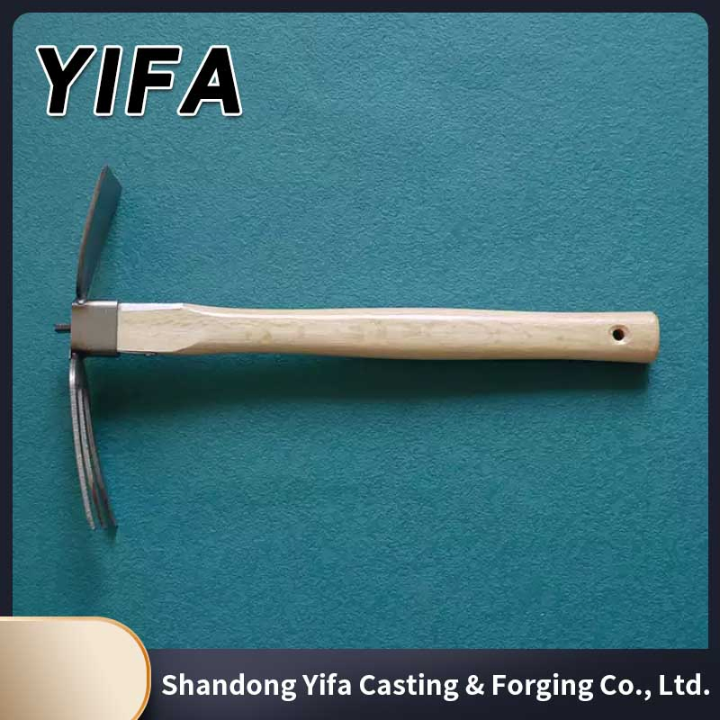 Stainless Steel Small Hoe Garden Hand Weed Hoe Hand Held Durable Sharp Edge Tools for Farm Gardening, Soil Loosening, Weeding, Planting