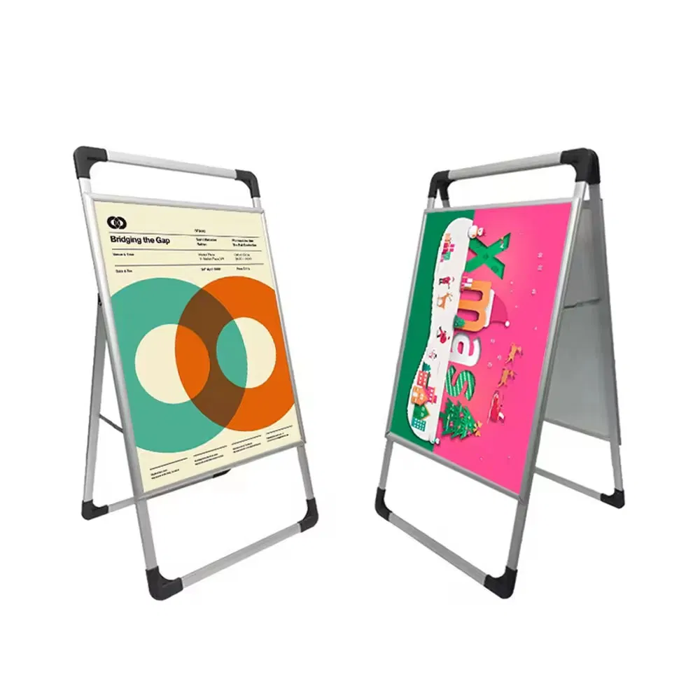 Custom cardboard display shelf rack poster stand outdoor display rack