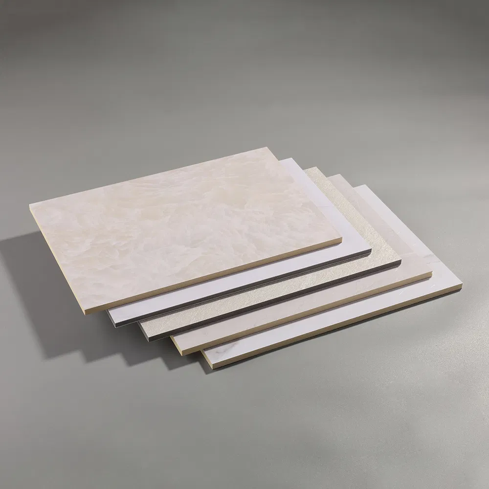 Bamboo Charcoal Composite PVC Marble Wall Panel 5mm Glossy Finish for Eco-Friendly Interior Cladding