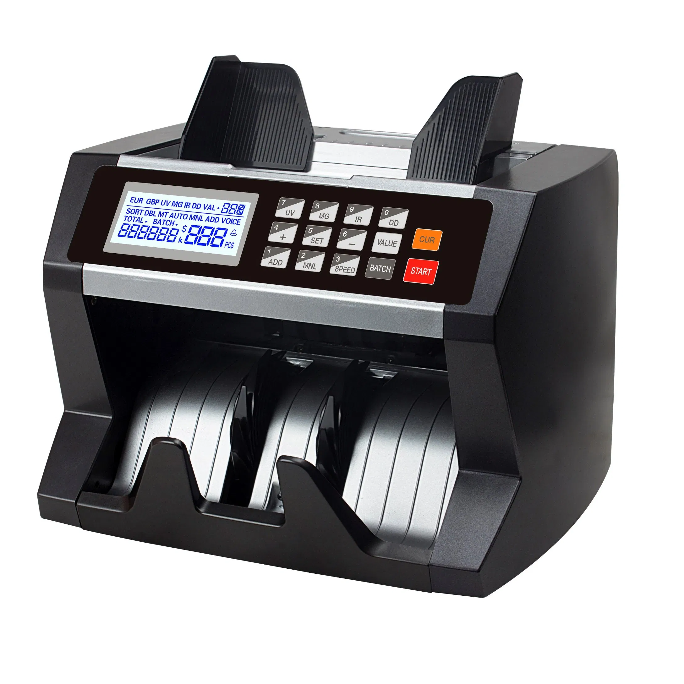 UV Mg IR Dd Mt Fake Note Detection Money Counter