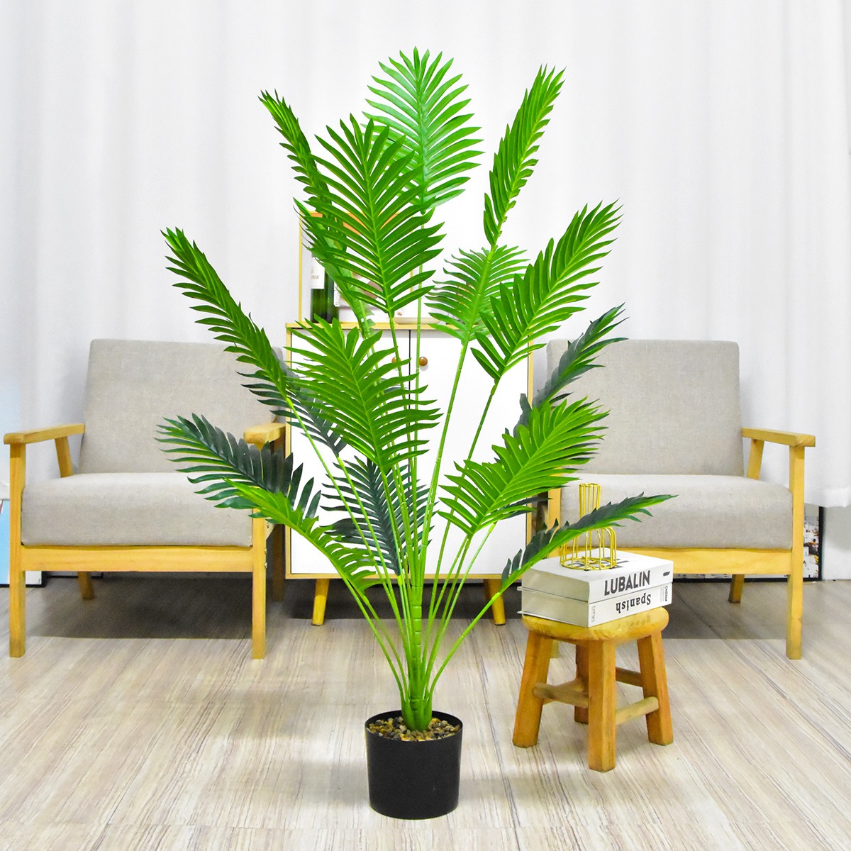 Подсолнухи искусственные большие в горшках