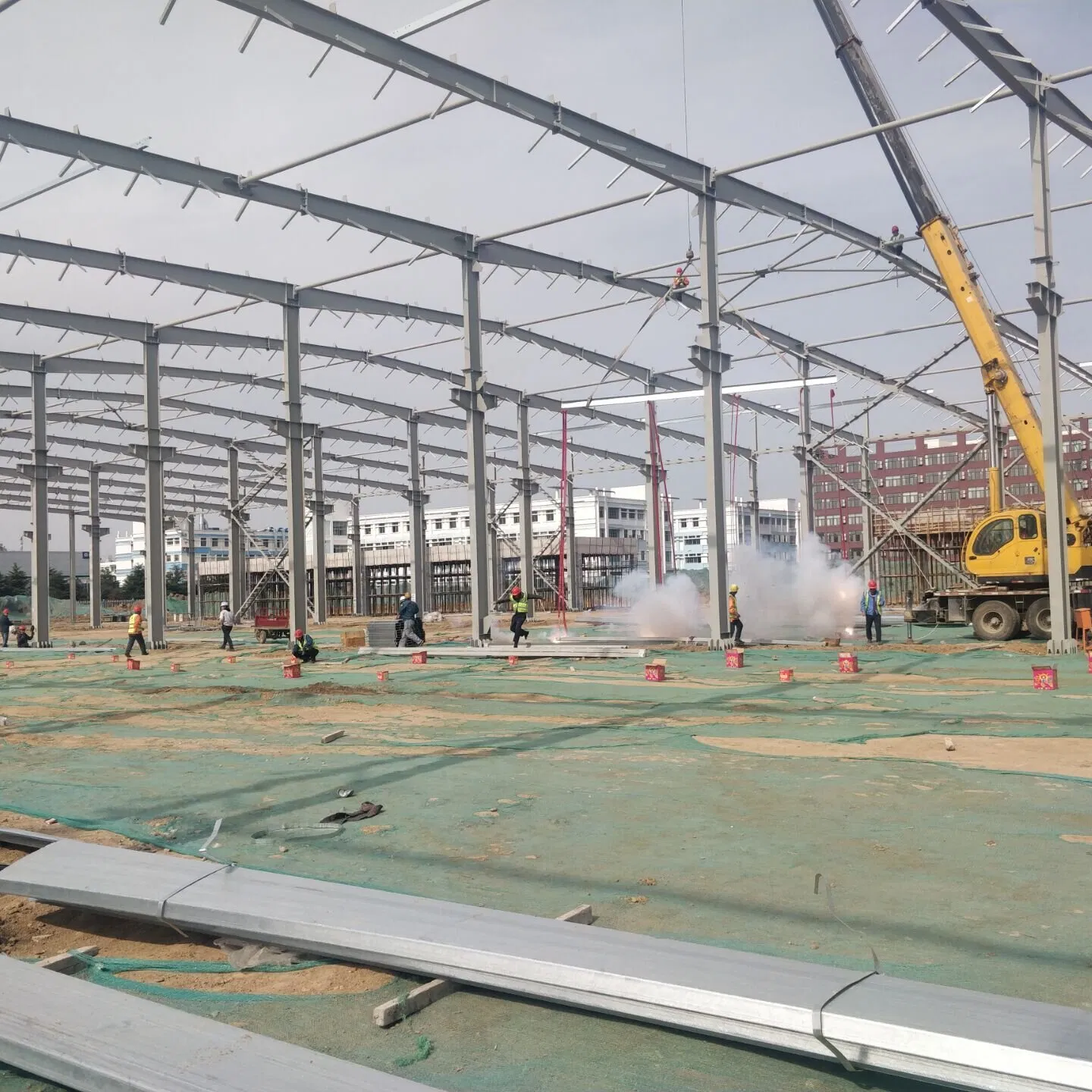 Prefabricated H Column and Beam Steel Warehosue