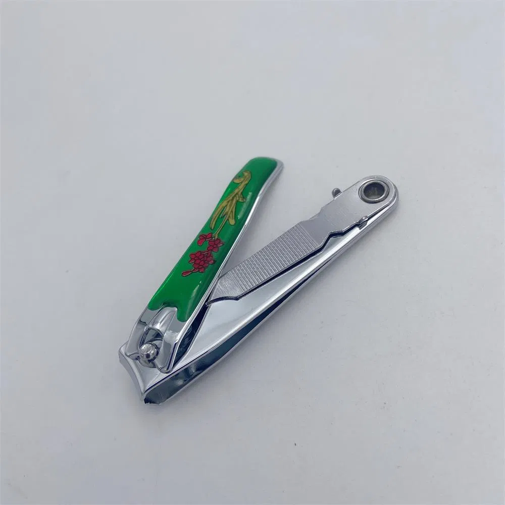 Fengdeli Manufacturer Pedicure Big Toe Nail Clipper with Filer and Rubber Surface