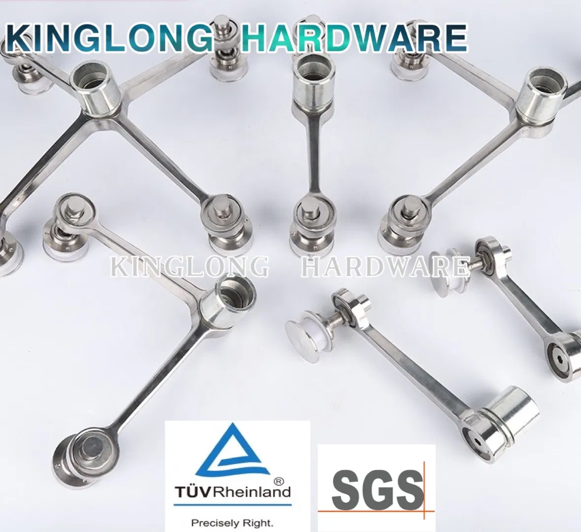Stainless Steel Glass Hardware 4 Arms 3arms 2arms Curtain Wall Glass Spider