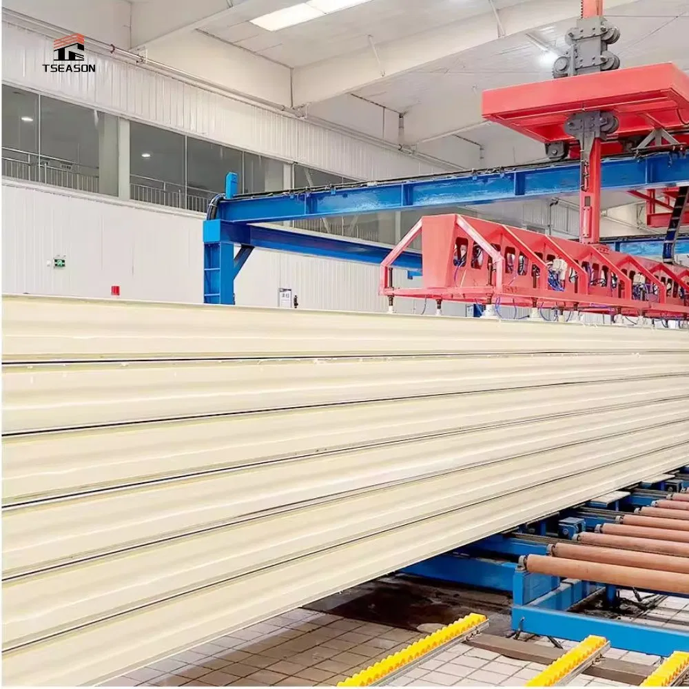 Eco-Friendly/Thermal Insulation/Fireproof Polyurethane (PU) Sandwich Panels for Cold Room Steel Structure Buildings