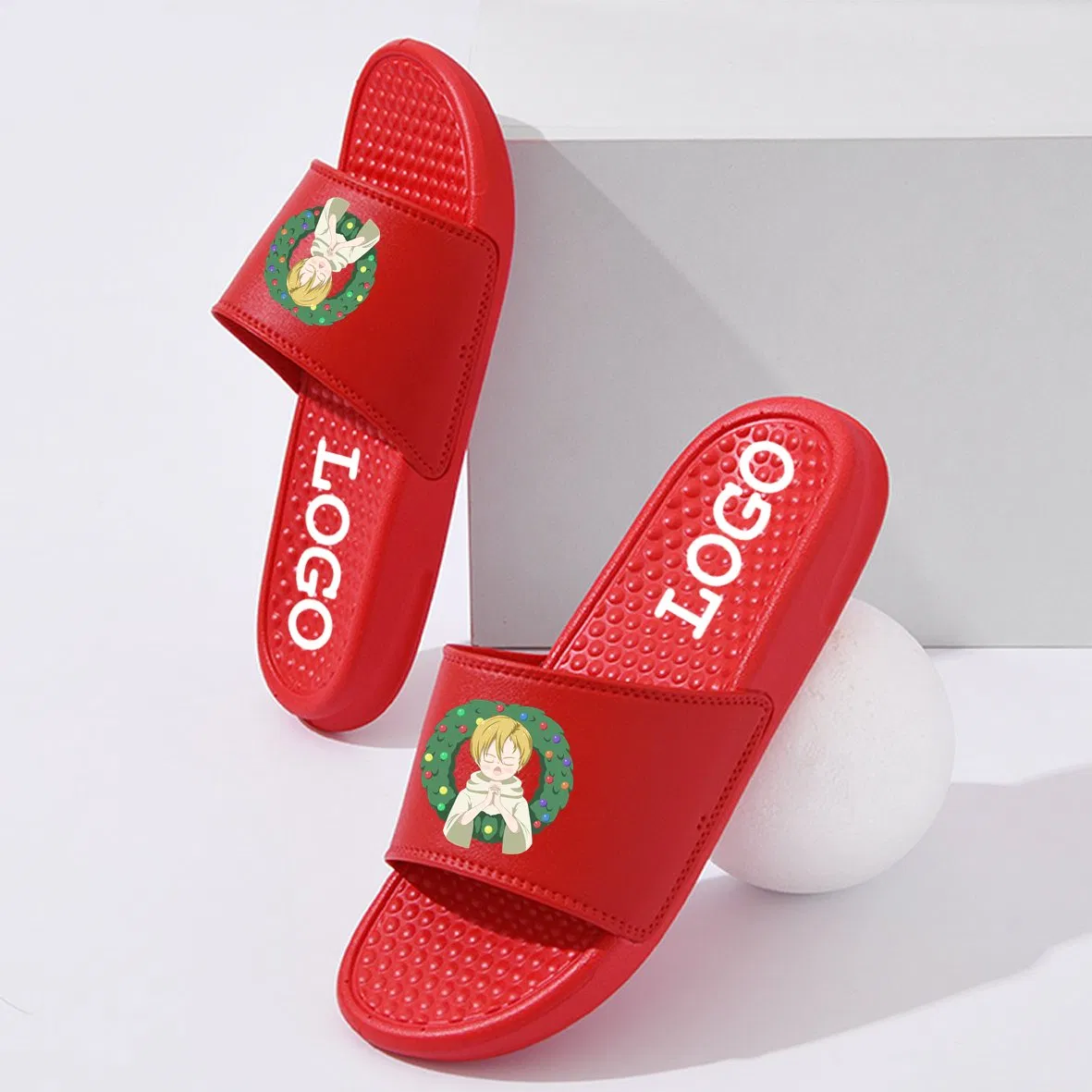 Factory Custom Slipper OEM Logo Hotel Slippers Custom Logo Slides Sleepers SPA Slippers for Men and Women