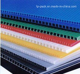 Twinwall/ Coreflute/ Corrugated/ PP Plastic Corrugated Sheet/ Corriboard/ Pallet Pad/ Buffering Board/ Layer Spacer/ Dividing Board/ Partition Board/ Placard