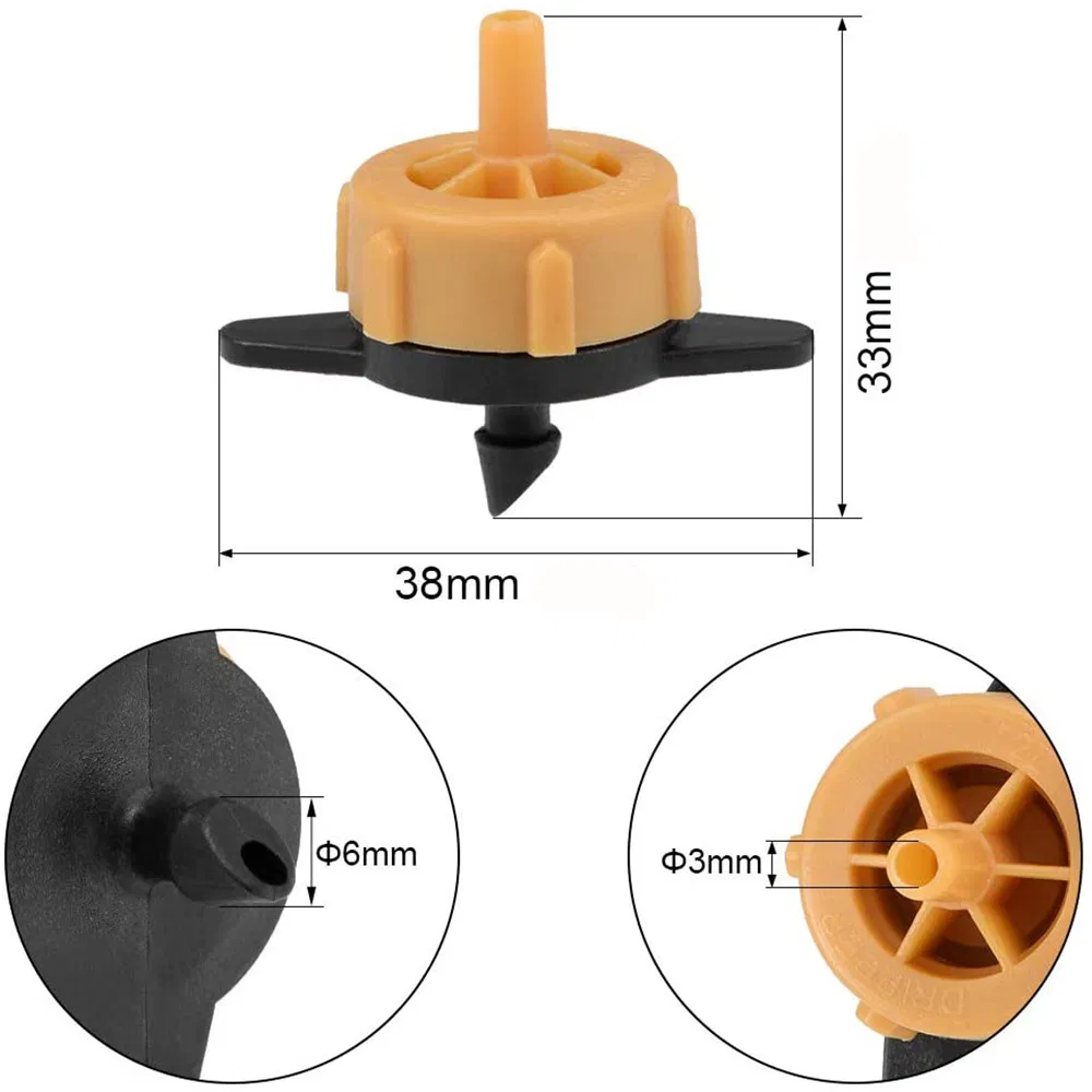 2L4l8l Drip Head Small Tube Flow Stabilizer Can Disassemble and Wash Drip Irrigation Pressure Compensator Agricultural Irrigation Equipment