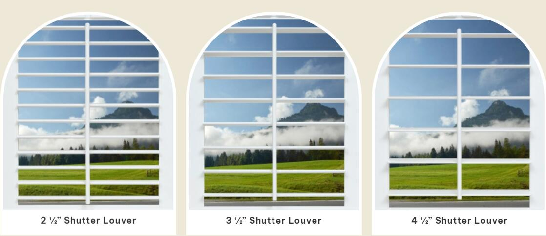 Vinyle Shutters PVC Decoration Window Coverings for Home Decoration