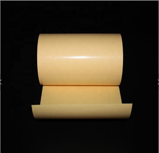 Yellow Single Side PE Silicone Kraft Release Paper
