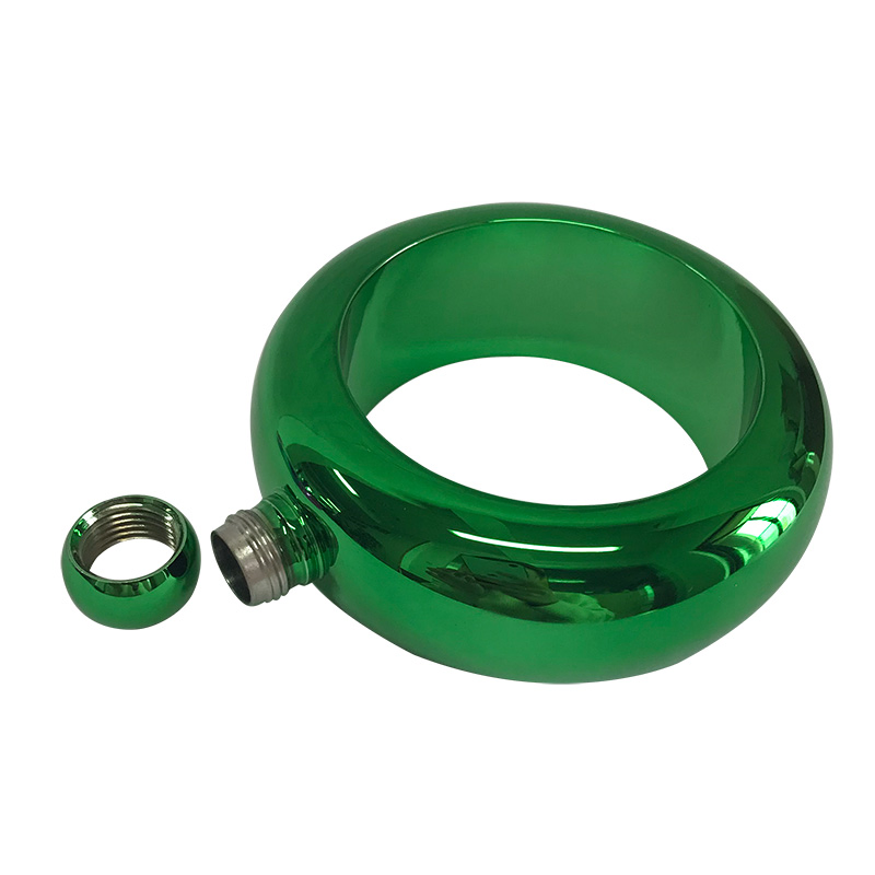 New Product Bracelet Shape Wine Drinking Stainless Steel 304 Hip Flask for Port Ellen Islay Clique