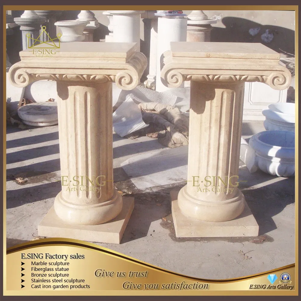 Simple Natural Stone Onyx Marble Small Pillar for Home Decoration