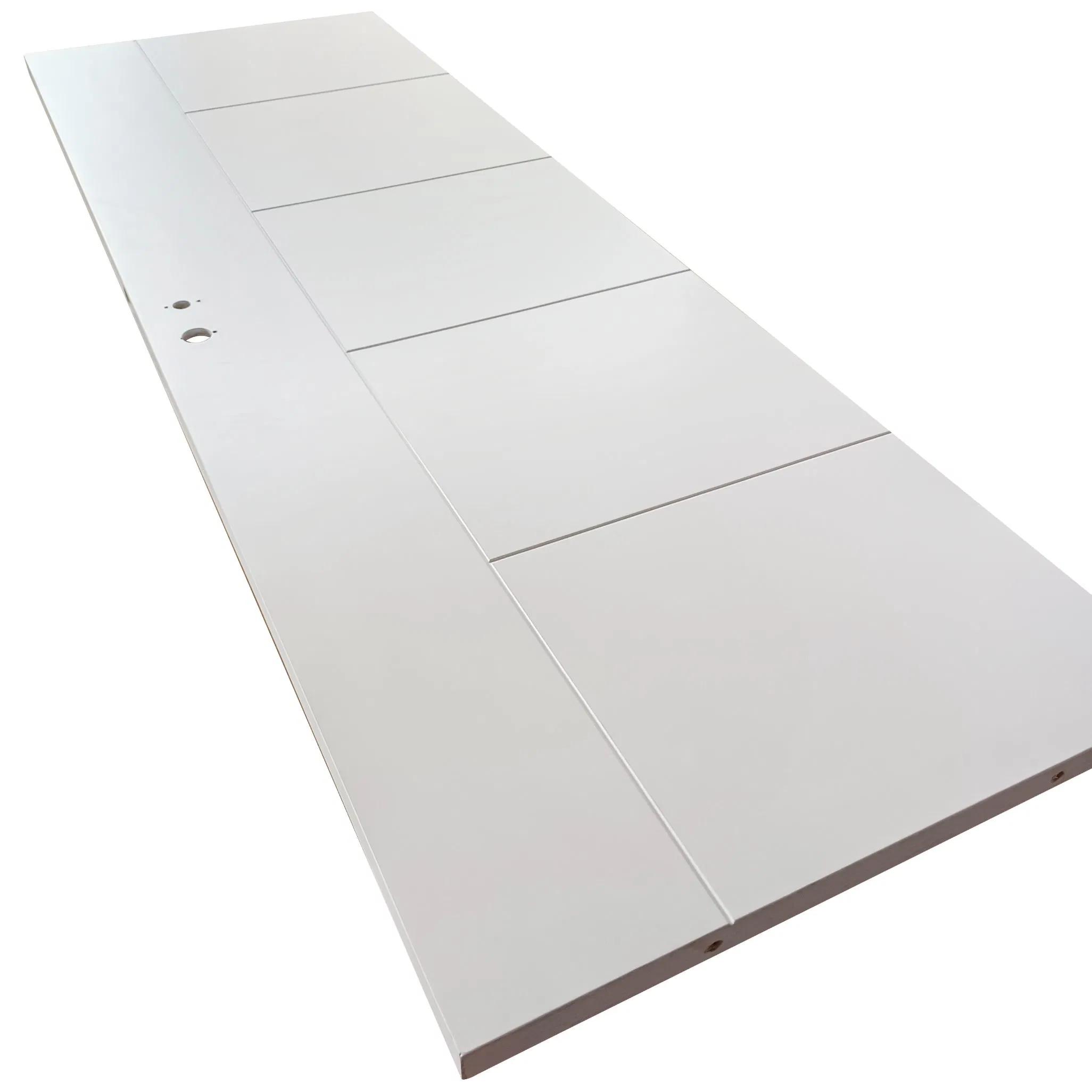 Kangton 4-Grooved White Primed Door Interior Soundproof Door for Home Design