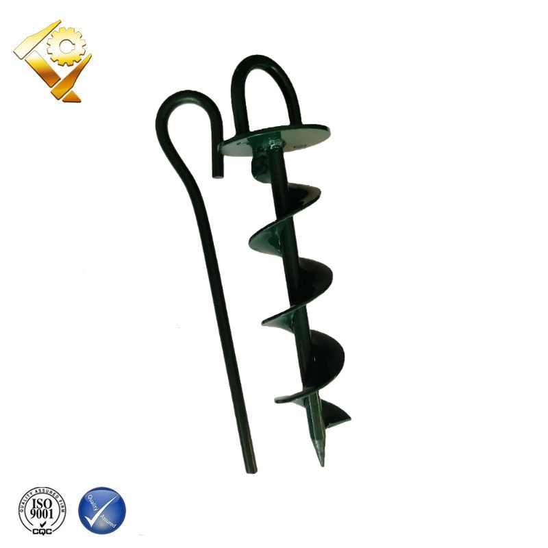 Винтовой якорь для палатки и собак, усиленный