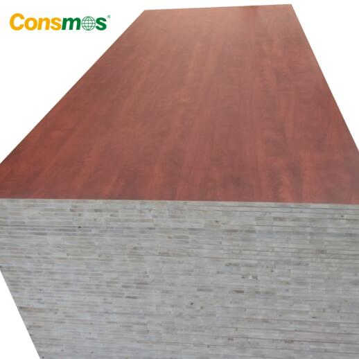 Consmos 1220*2440mm Furniture Grade Melamine Blockboard for Furniture