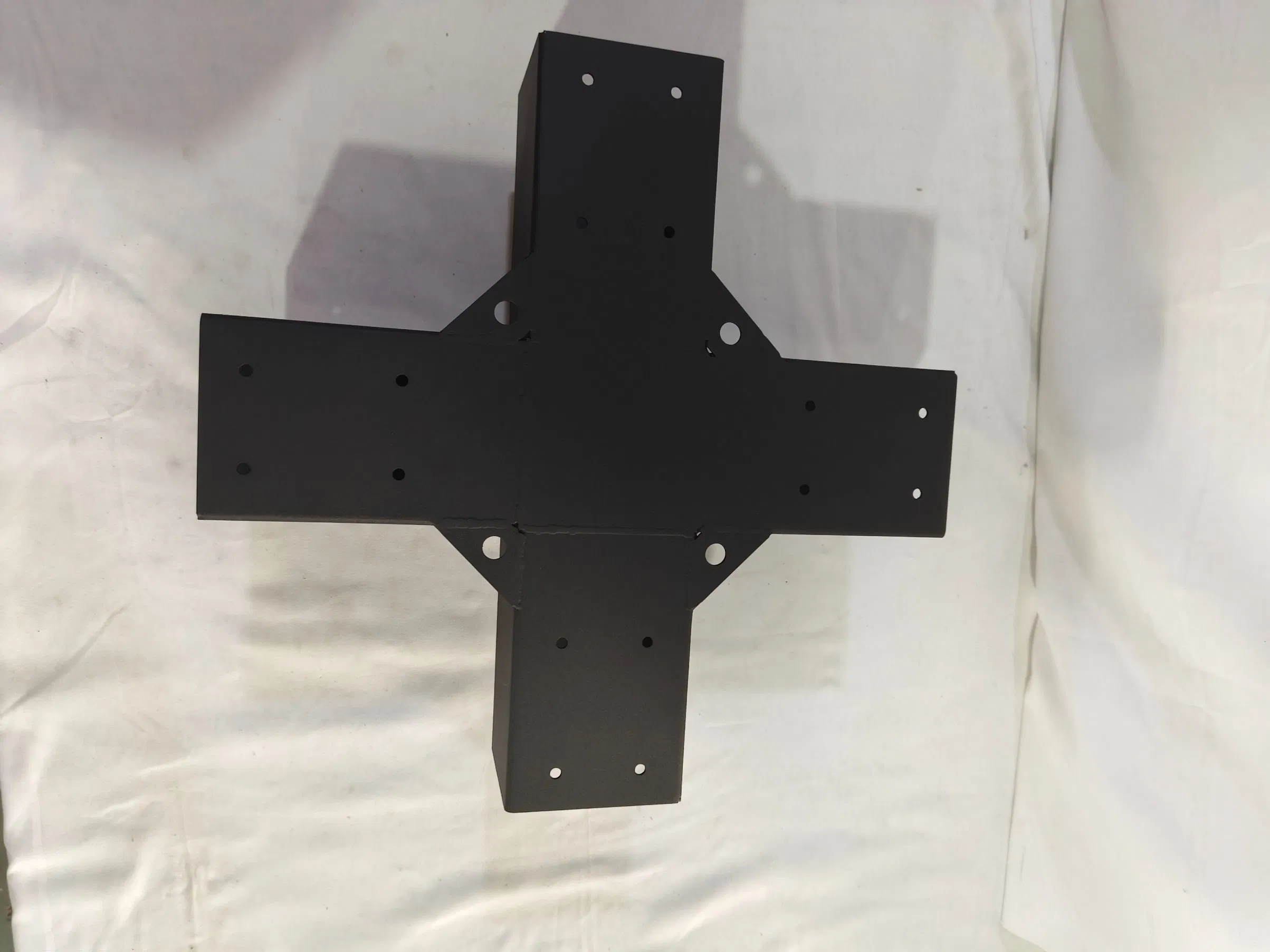 Pergola Bracket Kit 4''x4'' (Inner Size 3.6X3.6) , 4-Way Heavy Duty Corner Bracket