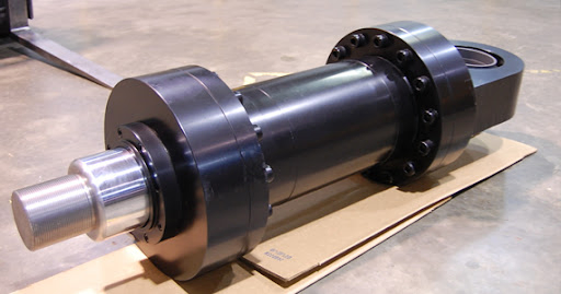 Телескопический гидравлический цилиндр для самосвала