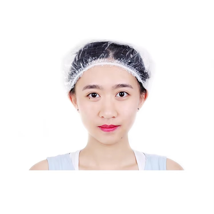 Hot Hotel Natural Bath Cheap Disposable Elastic Shower Cap Disposable Shower Cap