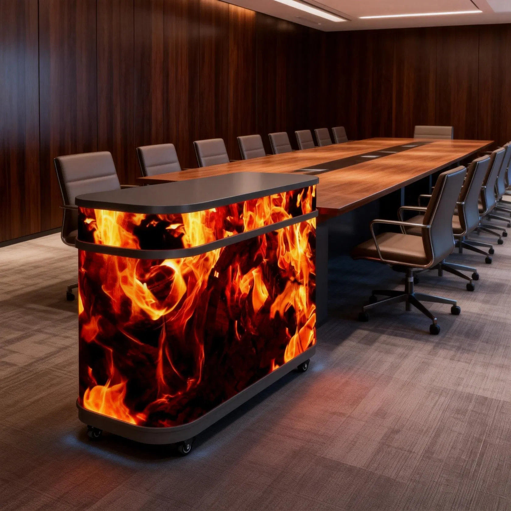 Tst P2 LED Digital Display Counter Desk for Exhibition Conference Reception