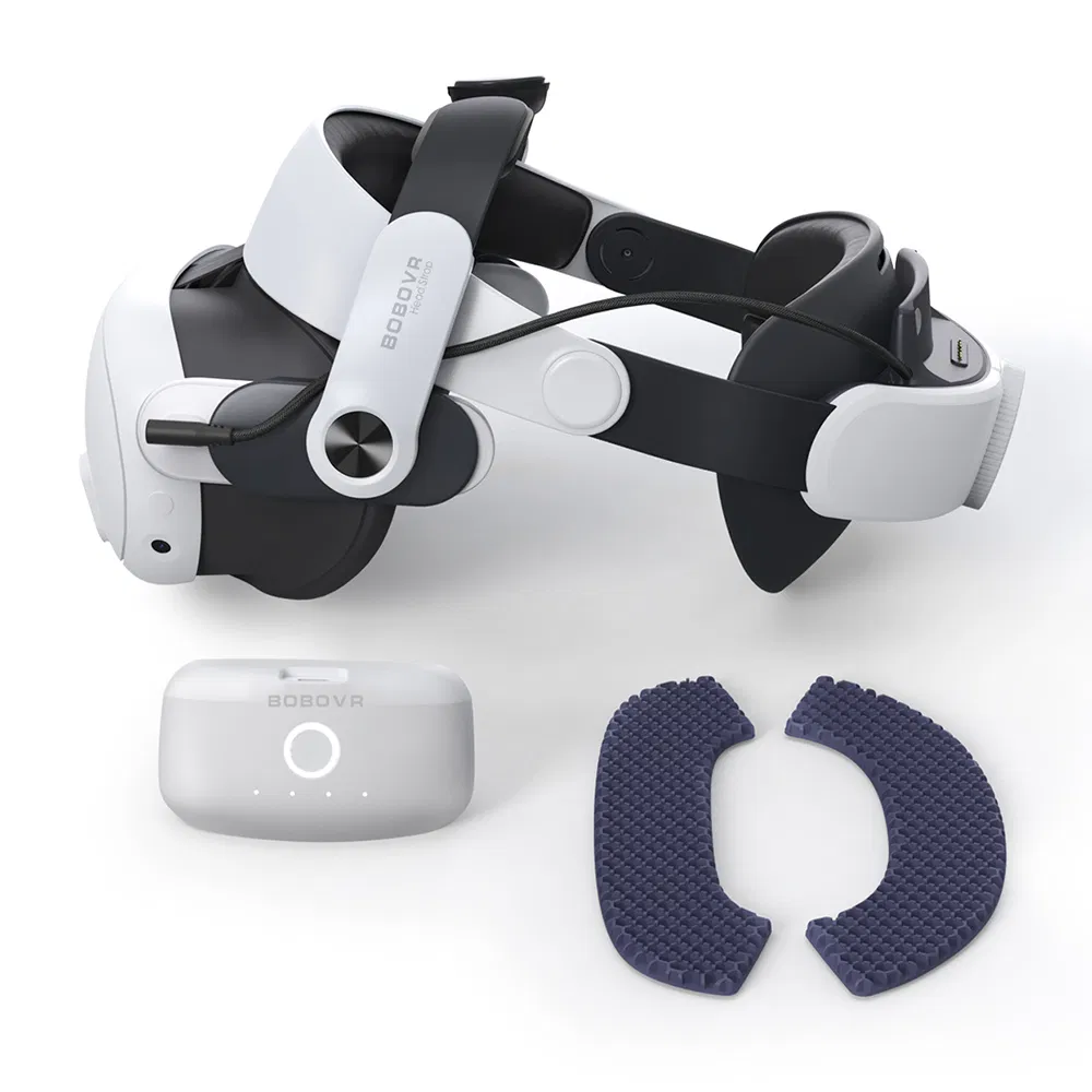 Ремешок BoboVR M3 PRO с аккумулятором для Meta Quest 3