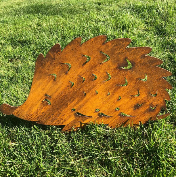 Rust Metal Laser Cut Art Garden Yard Fence Decorations Outdoor Metal Birds Yard Art Large Outdoor Ornaments