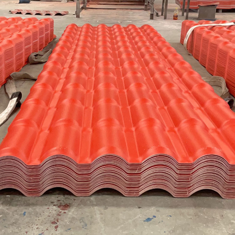 Resin Roofing Sheet Roofing Tile PVC Plastic Roof Tile