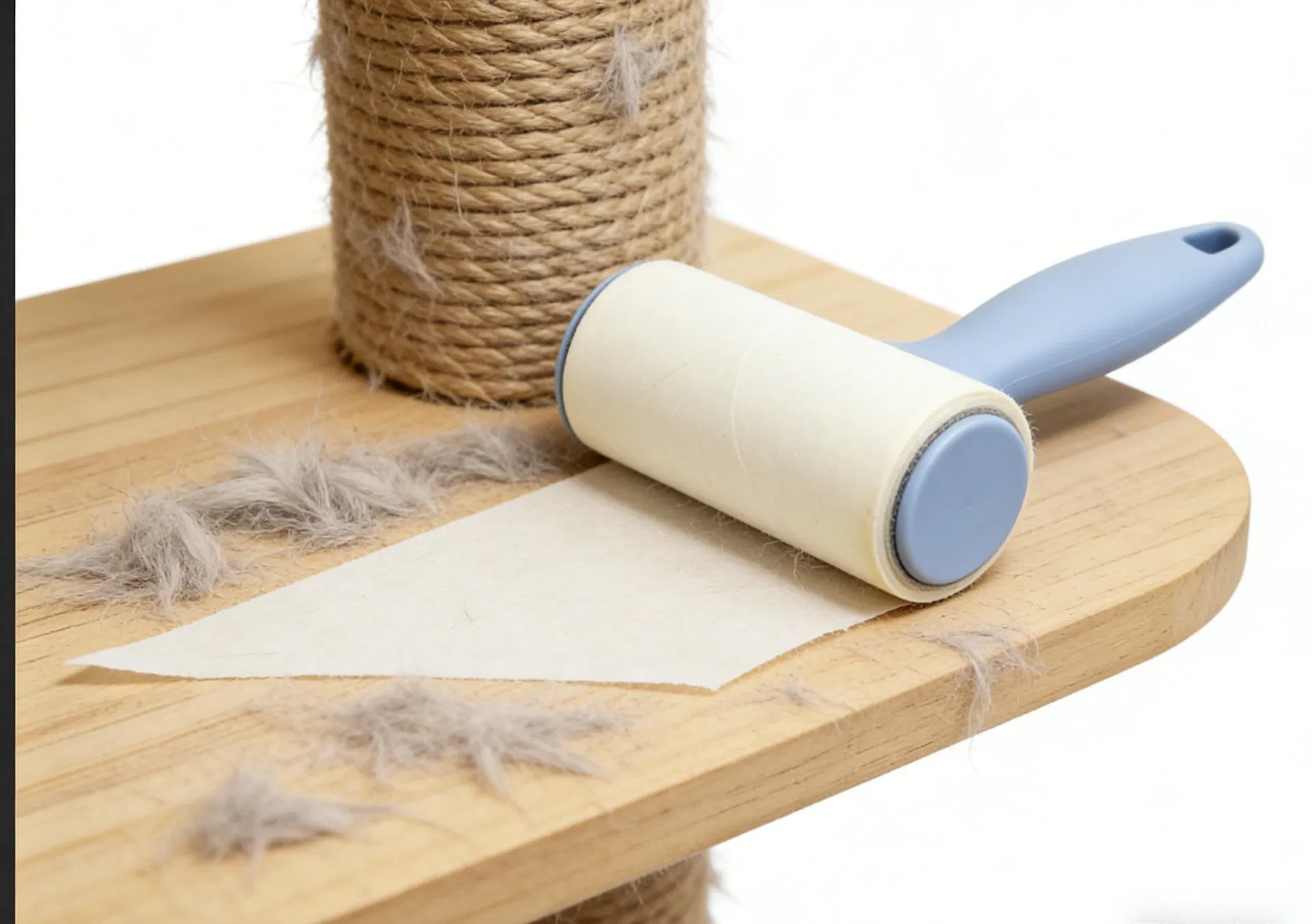 Lint Roller with Ergonomic Handle - Extra Sticky Disposable Sheets for Pet Hair, Dust & Lint Removal - Easy to Use for Clothing, Furniture & Car Interiors