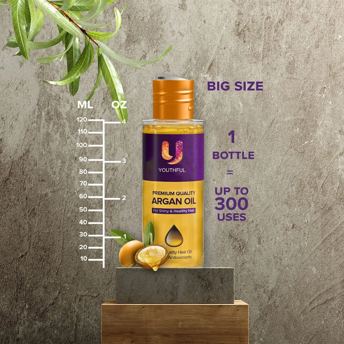Youthful Argan High Quantity for Dry Damaged Hair Oil