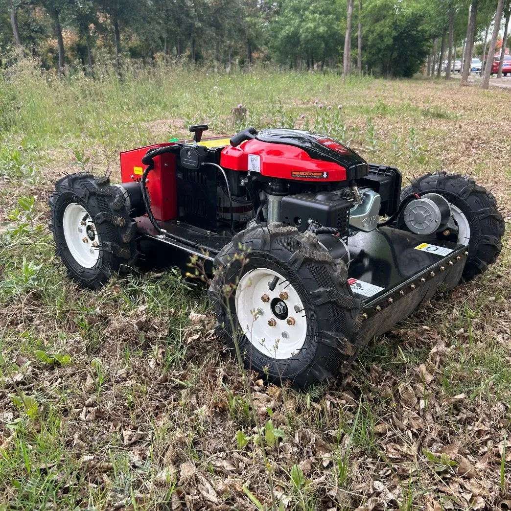 Самоходный робот-газонокосилка VOLNOS на бензине