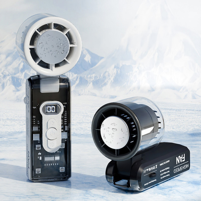 Convenient Portable Outdoor Handheld High-Speed Cooling Fan with Long Battery Life