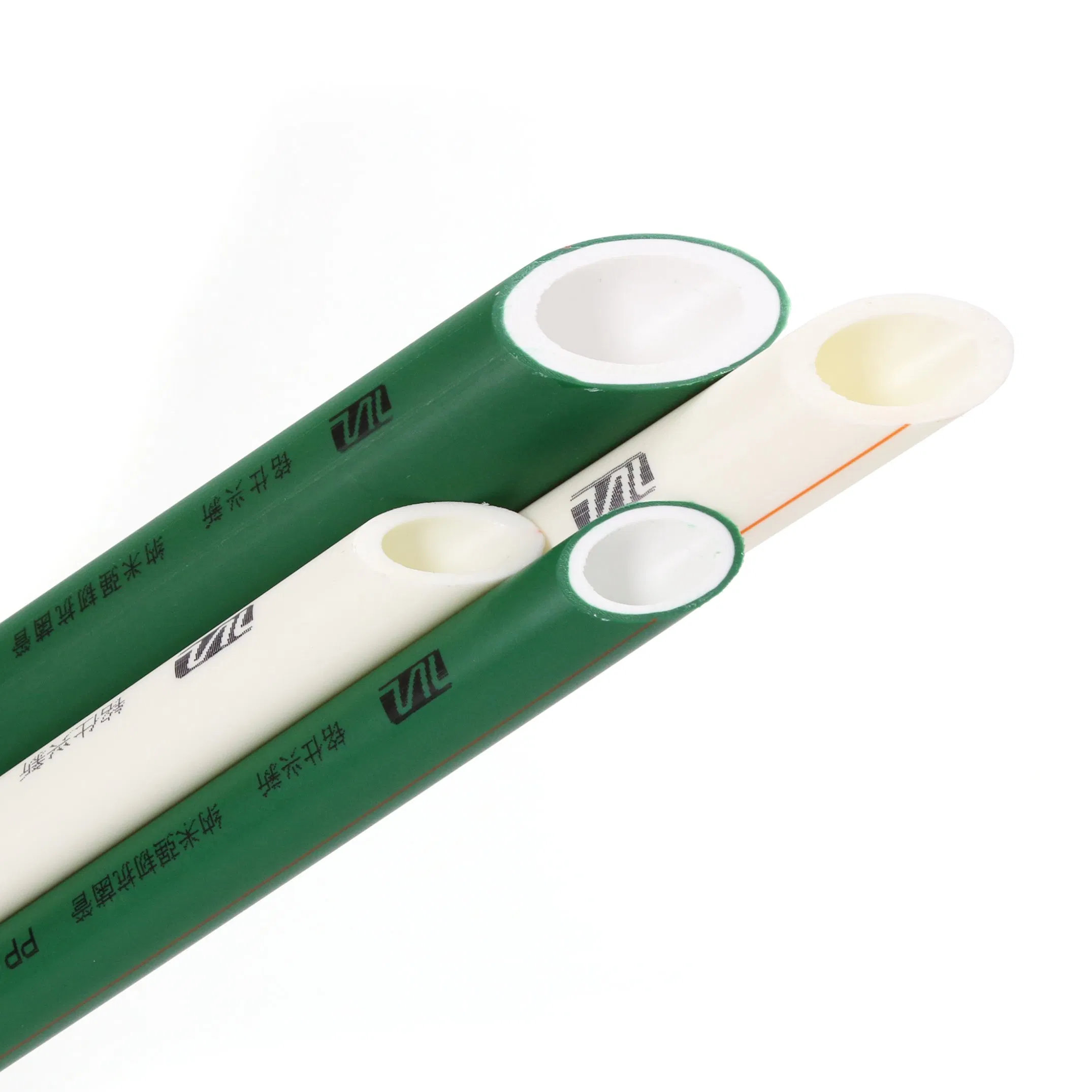 China Zhejiang OEM Factory PPR White Green Plastic Pipe for Water Plumbing System