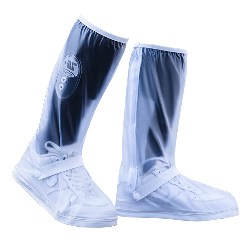 Unisex Waterproof Rain Shoes Cover Anti-Slip Rainboots Soft Breathable Light Weight