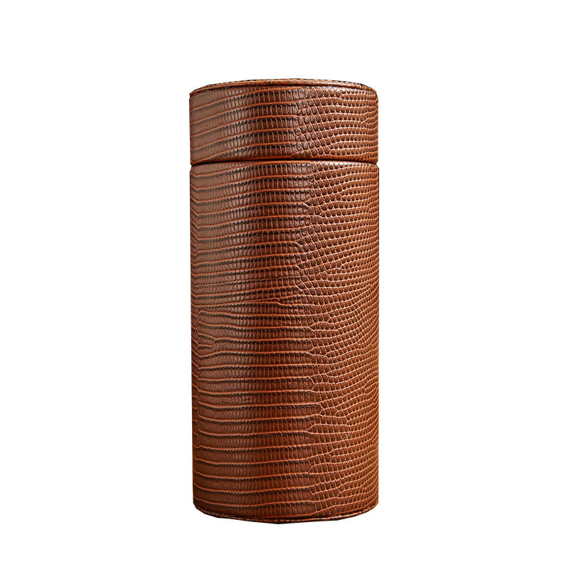 Ea453 Wholesale Custom Portable Hold 9 Cigar Case with Hygrometer for Men Travel Mini Humidor Wood Cigars Accessories Tube Cases