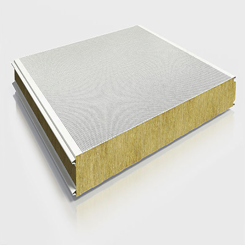 Acoustic Perforated Rock Wool Sound Insulation Sandwich Panel