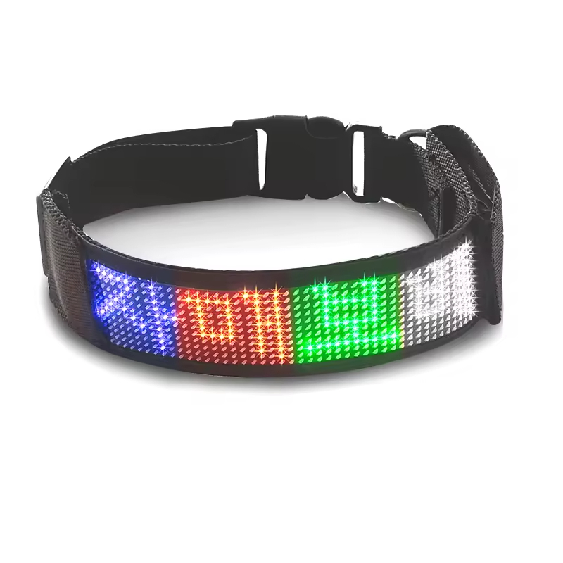 New Arrivals Dog Cat Indoor Rechargeable Lighting Flashing LED Band