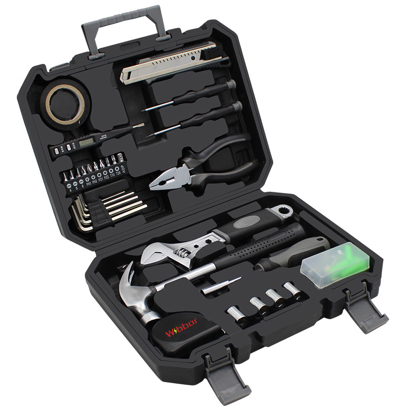 Household Tool Set Commonly Used Hardware Multi-Function Repair 60-in-One Tool Box