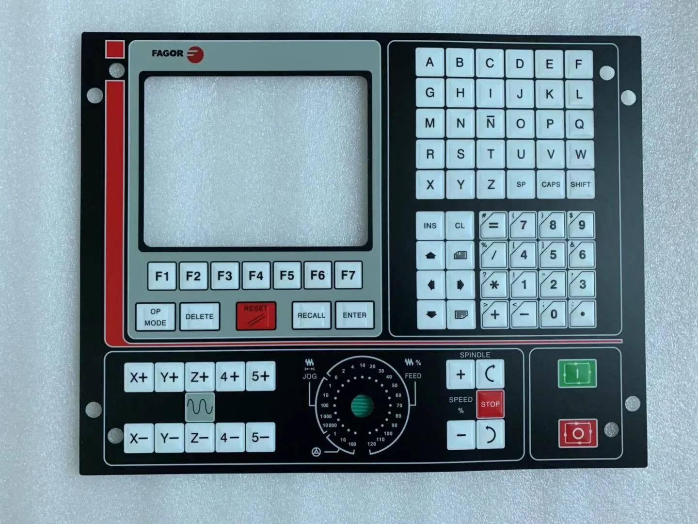 Fagor CNC Keypad Membrane for CNC8040, 8035, 8055 Machines