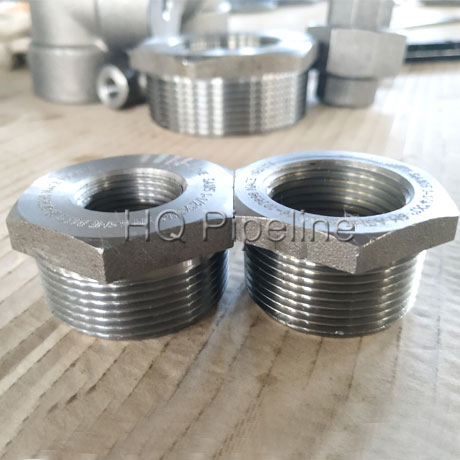 High Pressure 3000#/6000# Forged Stainless Steel 304/316 Hex Bushing