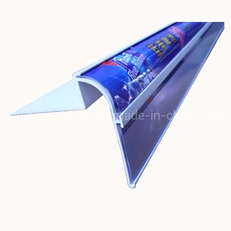 White Plastic Shelf Display Holder