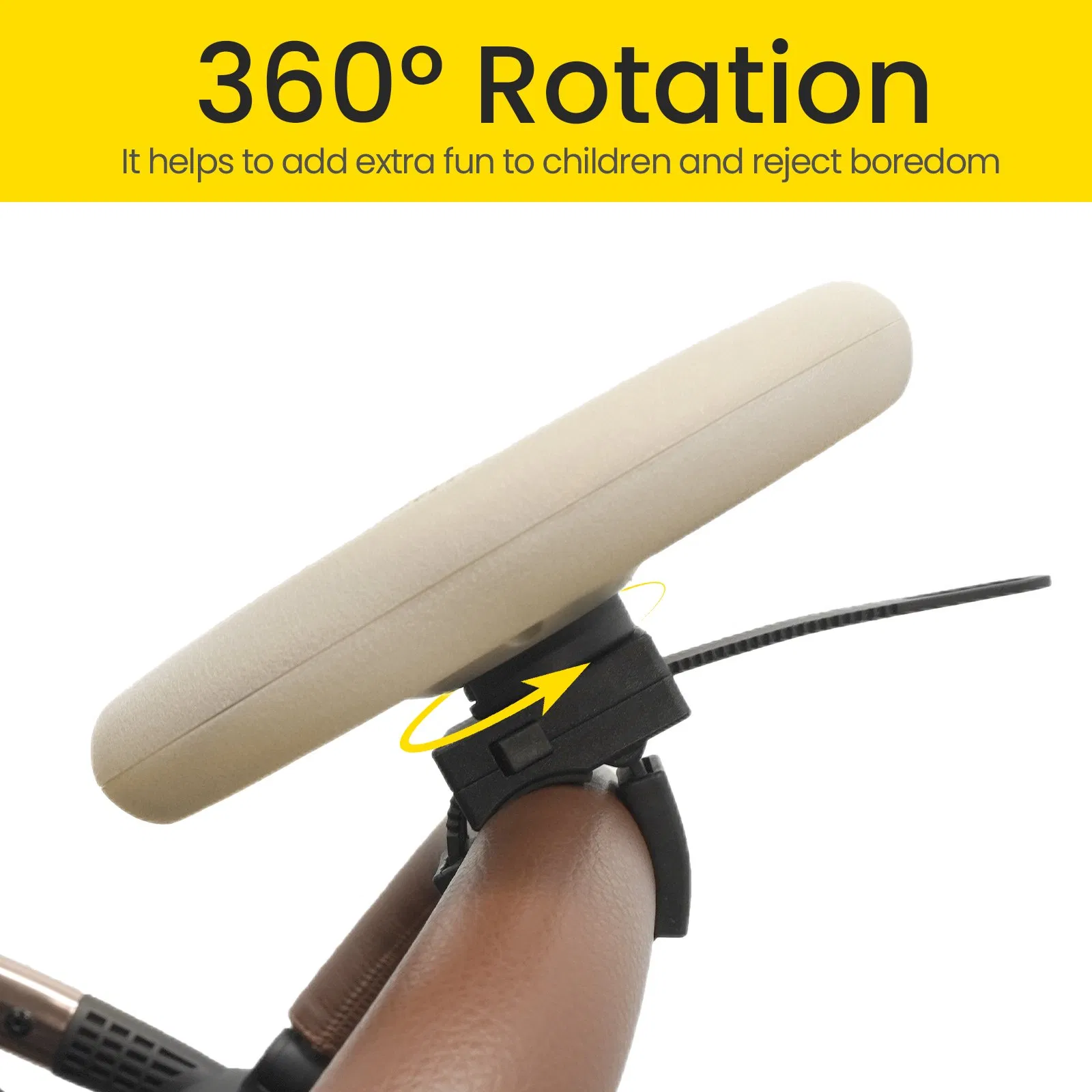 Music-Playing Steering Wheel Toy for Baby Stroller Infant Supplies