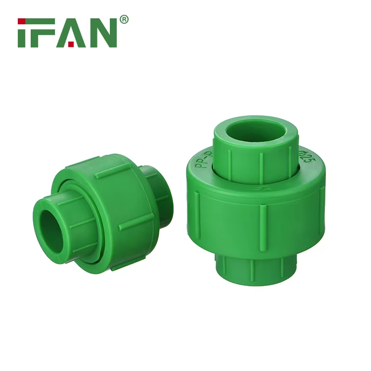 Ifan Professional Supply ISO 15874 PPR Plumbing Fittings 20-63mm PPR Fittings Union Plumbing Materials