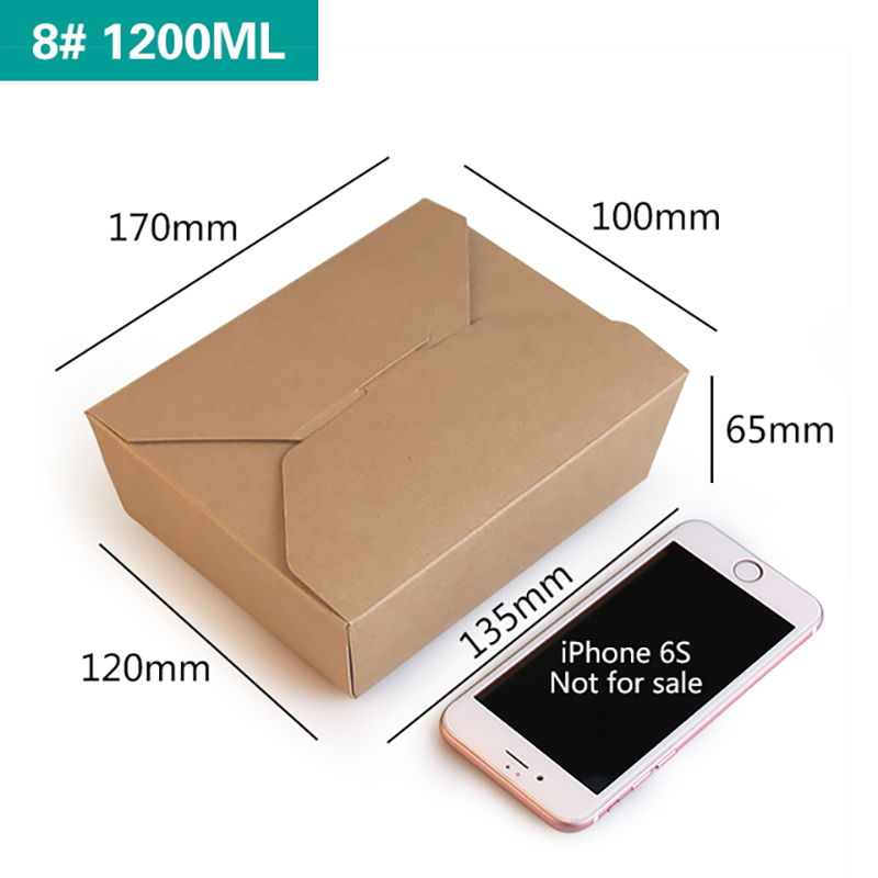 Картонный контейнер для салата на вынос