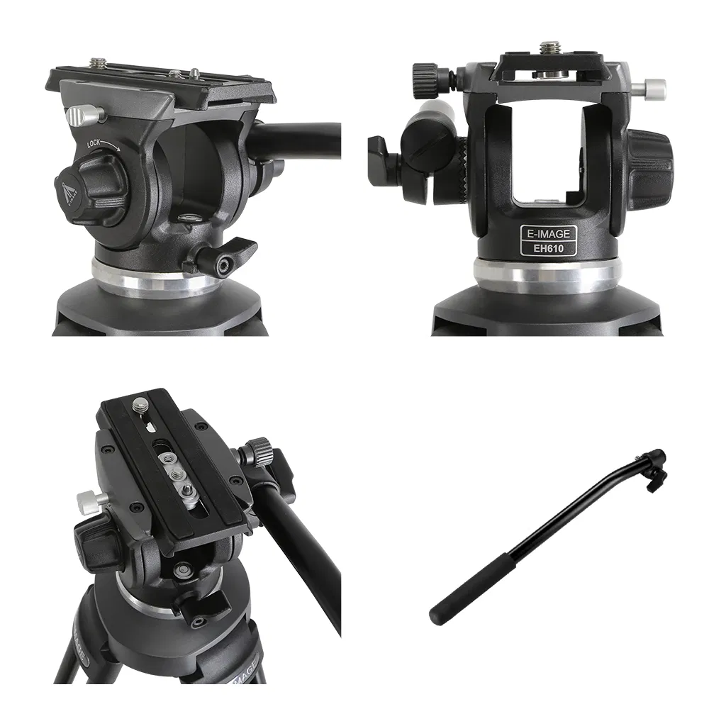 E-Image Best Selling Cheap Light Weight Video Tripod Kit (EK610)