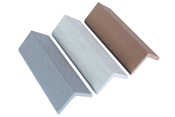 48*30mm WPC Decking Edge Covering L Trim Corner Skirt Board