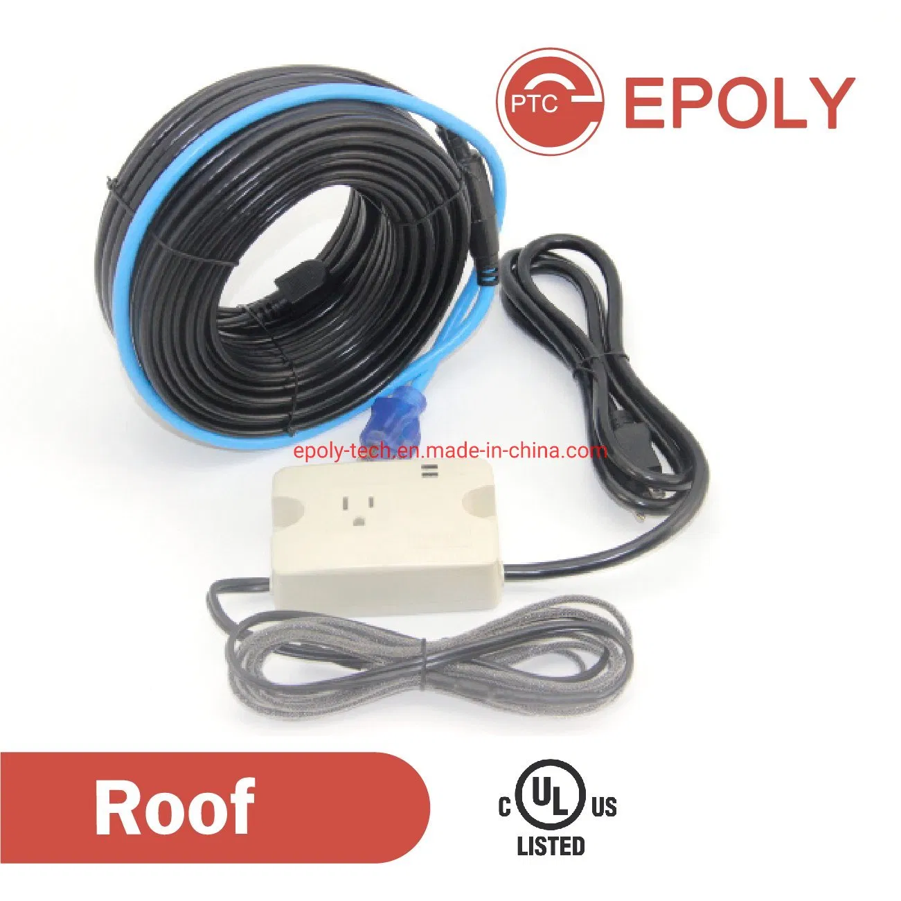 5W/FT Roof and Gutter Ice Dam Prevention Cable by Constant Wattage