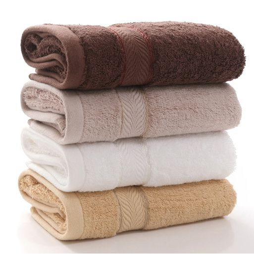 Factory Direct Sales Luxury 100% Cotton Bath Towel 70-140cm Soft and Absorbent Household Large Bath Towel
