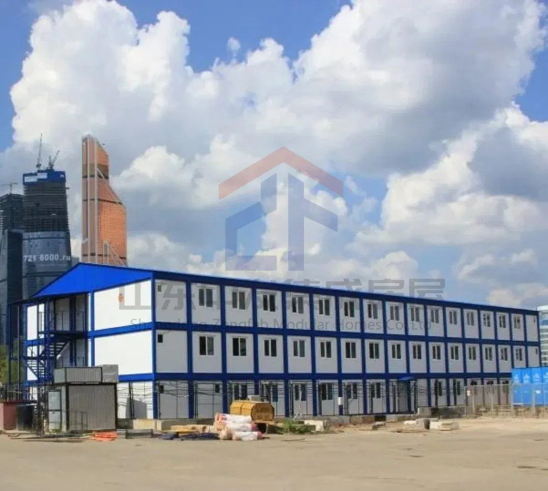 Tiny Living Luxury Prefab Modular Steel Prefabricated Prefab Container House Temporary Building Office Project Housing Camp Building