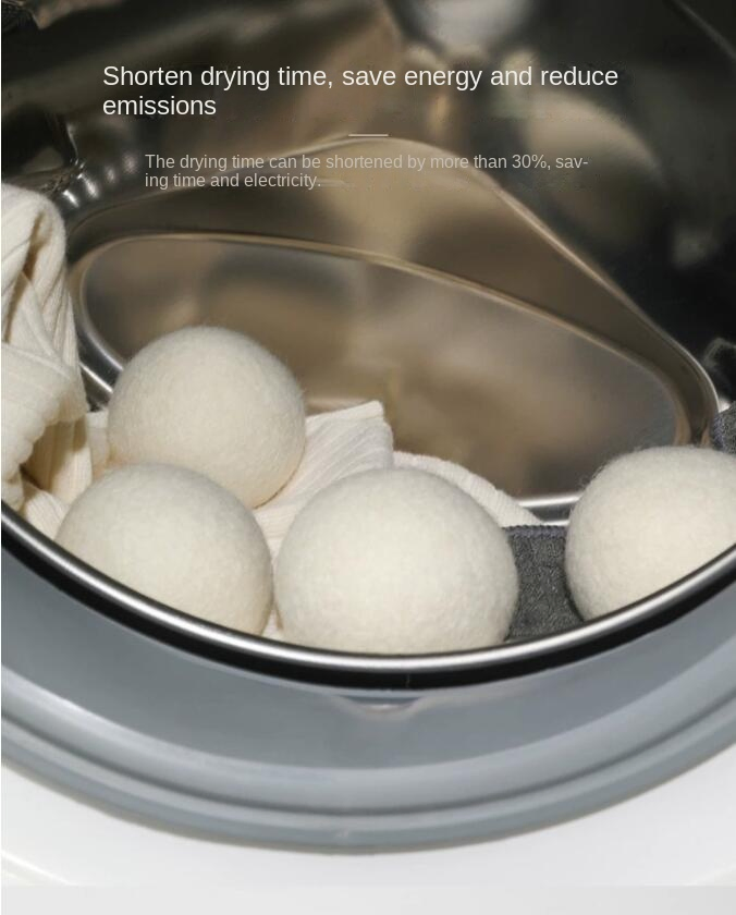 New Zealand Handmade Laundry Dryer Balls 100%Natural Wool Fabric Dryer Ball XL 6 Pack Laundry Balls
