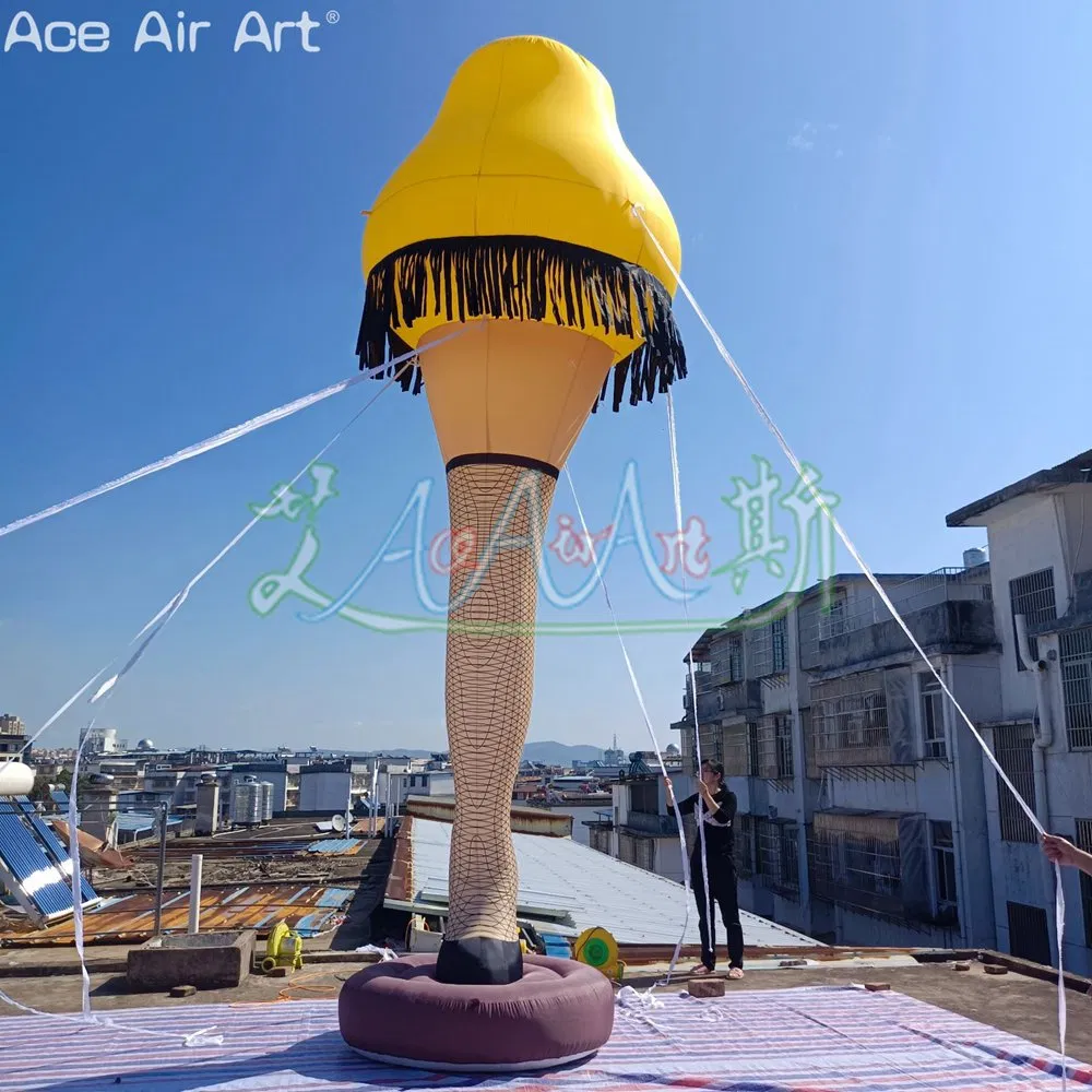 Inflatable Beauty Legs Air Women Legs with LED Lights for Event Display or Party Decoration